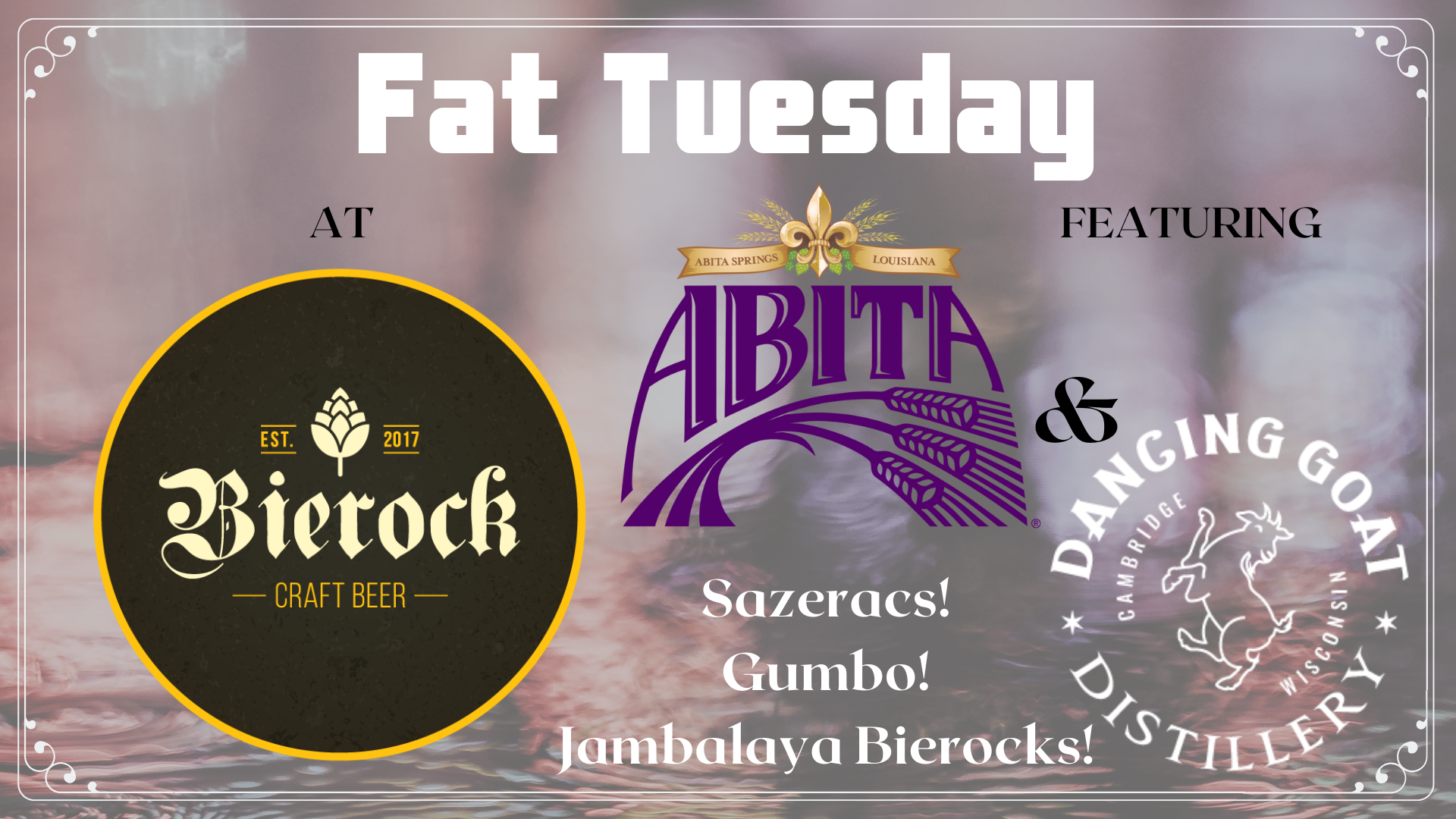 Fat Tuesday 2025 at Bierock: Jambalaya, Gumbo & More | Bierock Madison